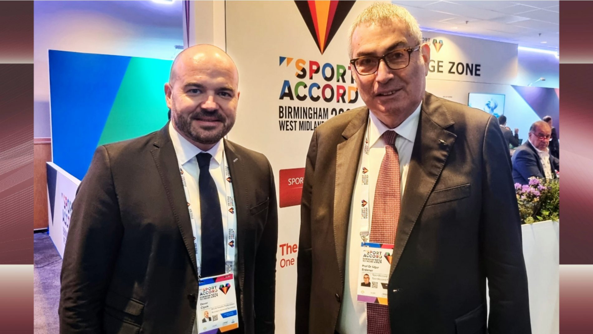 WKF Official discusses progress of Karate with SportAccord President at SportAccord World Sport & Business Summit
